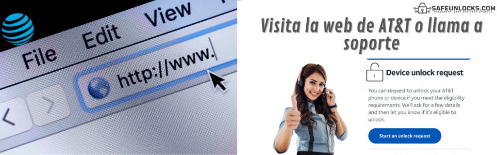 Genera tu código de desbloqueo de red AT&T 100% en línea 6 Desbloqueo con el Servicio de atención al cliente de AT&T