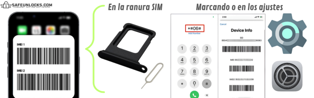 Genera tu código de desbloqueo de red AT&T 100% en línea 8 ¿Cómo encontrar mi número IMEI?