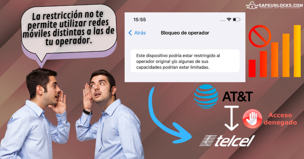 Genera tu código de desbloqueo de red AT&T 100% en línea 1 ¿Qué es el bloqueo de operador (ATT, Movistar, Telcel, etc.)?