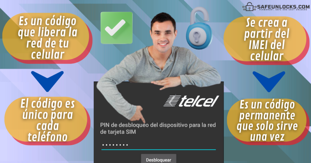Te contamos como liberar un celular Telcel gratis y sólo con su IMEI 1 ¿En qué consiste un código unlock o de desbloqueo?