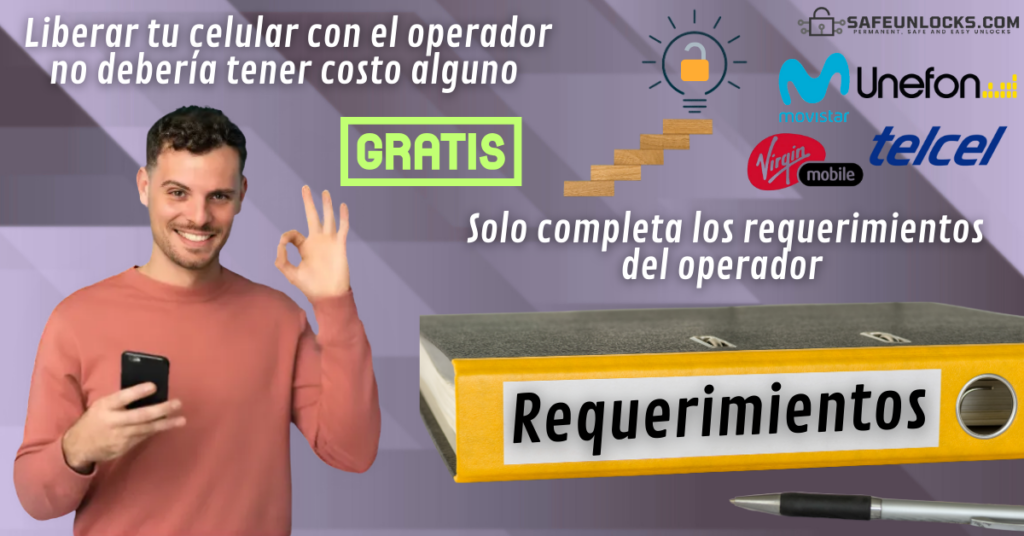 Costo por liberar un celular a cualquier compañía en 2025 6 ¿Cuál es el costo por liberar un celular directamente con su operador?
