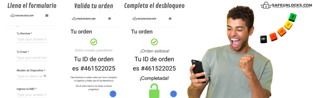 Consigue el NCK de Desbloqueo de SIM de Red Gratis - 2025 10 ¿Cómo hacer la solicitud para desbloquear la red de mi teléfono?