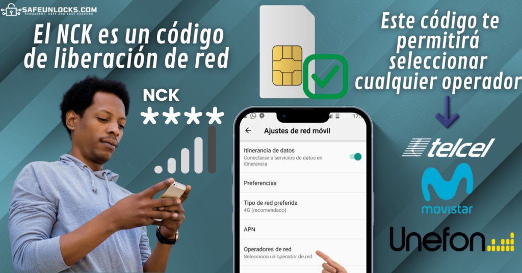 Consigue el NCK de Desbloqueo de SIM de Red Gratis - 2025 1 ¿Qué es el NCK de desbloqueo de SIM de red y para qué se usa ese PIN?