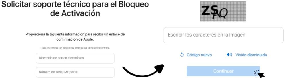 Quitar iCloud iPhone 14 (Pro Max) | SOLUCIÓN DEFINITIVA 2 Inicia una solicitud de soporte técnico con Apple