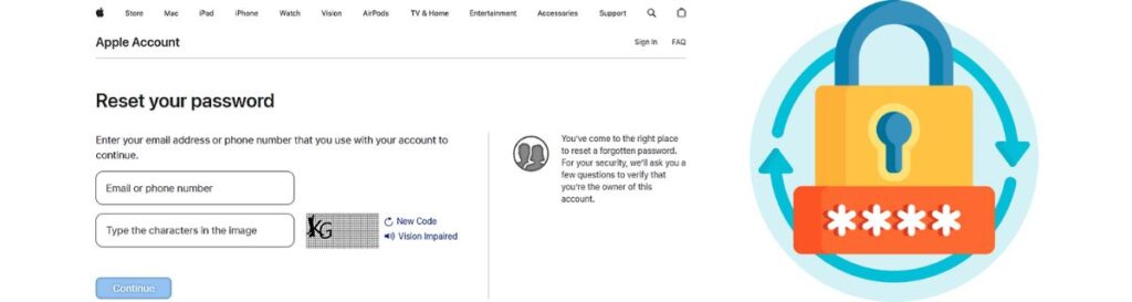 Cómo quitar iCloud iPhone 16 | Bloqueo de activación iOS 2 Recupera tu cuenta de iCloud: restablece la contraseña