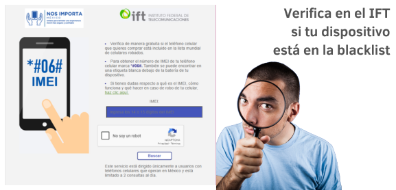 Cómo liberar o desbloquear IMEI México por reporte de celular 2 ¿Cómo puedo checar si mi celular está reportado en lista negra