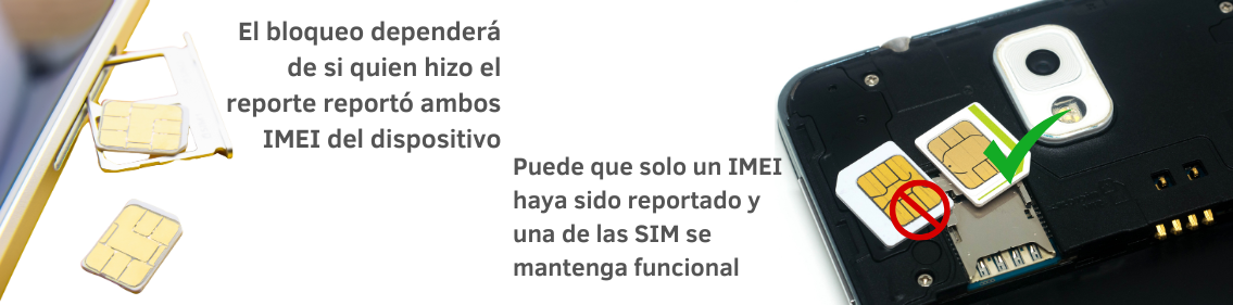 ¿Un celular con Dual SIM con bloqueo de IMEI se puede seguir usando
