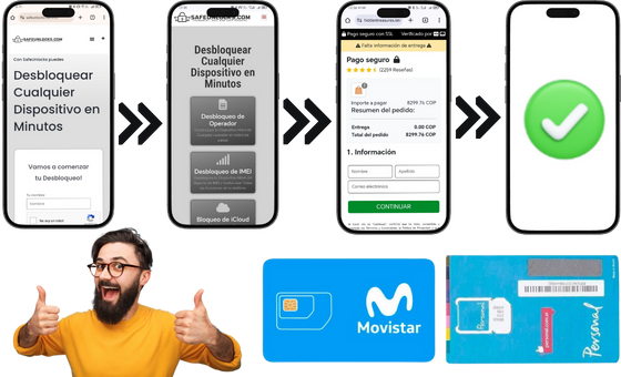 Métodos para desbloquear IMEI Personal fácil y rápido - 2025 8 Cómo desbloquear un dispositivo celular Personal con SafeUnlocks