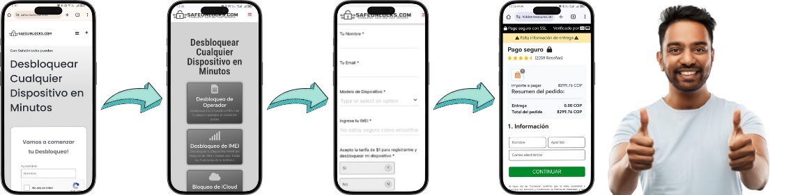 Cómo liberar o desbloquear IMEI Movistar: Top 3 soluciones 4 Cómo desbloquear un teléfono celular reportado usando SafeUnlocks