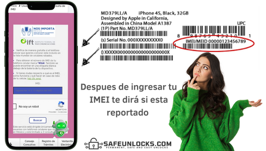 Guía definitiva para desbloquear IMEI Movistar México en 1h 3 Despues de ingresar tu IMEI te dirá si esta reportado