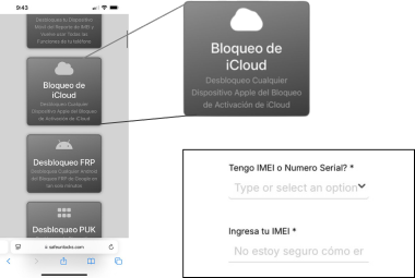 Trucos para desbloquear iPhone 15 iCloud sin la cuenta Apple 8 Envía tu solicitud de desbloqueo de iCloud