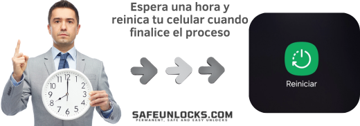 Guía definitiva para desbloquear IMEI Movistar México en 1h 7 Paso 3 Espera 1 hora