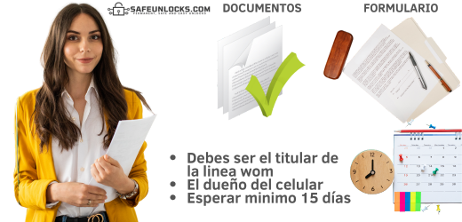 Desbloquear IMEI WOM Colombia 2025 | No registro o reporte 4 Paso 3 Haz tu solicitud de desbloqueo y espera