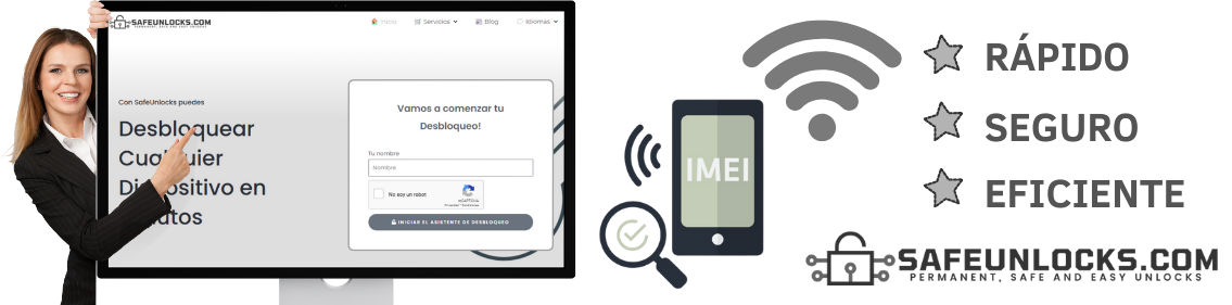 Métodos para desbloquear IMEI Telcel | Guía actualizada 2025 8 ¿Qué es SafeUnlocks y cómo puede desbloquear celulares Telce?