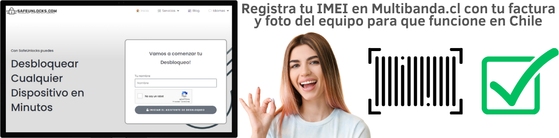 Formas efectivas de desbloquear IMEI WOM Chile | Guía 2025 5 SafeUnlocks Solución externa para desbloquear IMEI WOM Chile