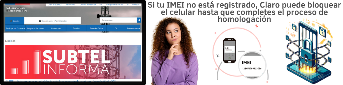 Cómo desbloquear IMEI Claro Chile: Métodos certificados 2025 3 ¿Claro puede bloquear el celular si no se registra el IMEI