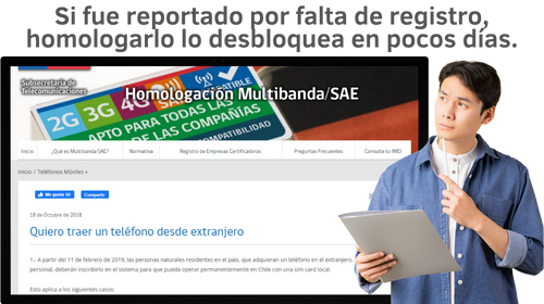 Cómo desbloquear IMEI Claro Chile: Métodos certificados 2025 5 ¿Como arreglo un celular reportado por no registro de IMEI en Chile 1