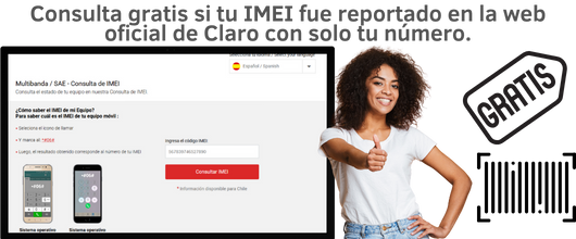 Cómo desbloquear IMEI Claro Chile: Métodos certificados 2025 4 ¿Cómo sé si mi número de IMEI aparece reportado por Claro Chile