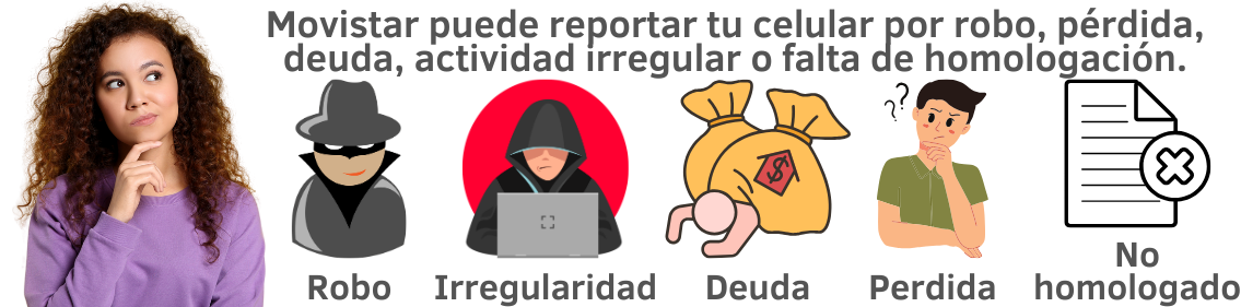 ¿Cómo desbloquear IMEI Movistar Ecuador? - Soluciones rápidas 2 ¿Por qué motivos puede Movistar reportar mi celular