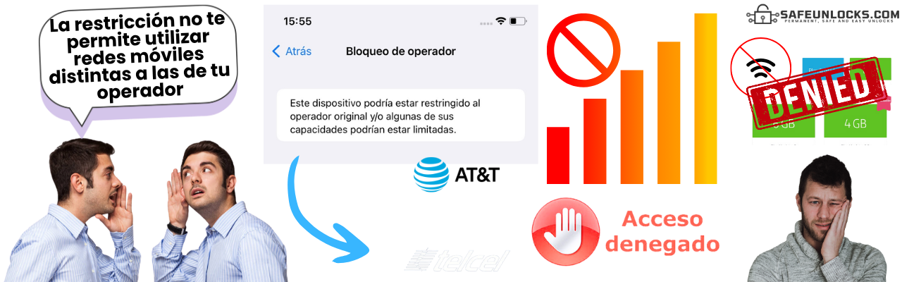 Genera tu código de desbloqueo de red AT&T 100% en línea 1 ¿Que es el bloqueo de operador ATT Movistar Telcel etc