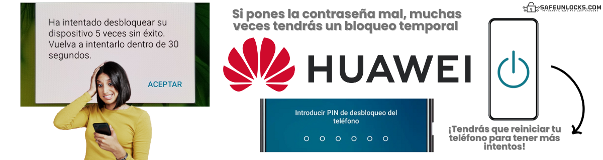 ¿Cómo desbloquear un celular sin saber la contraseña Huawei? 3 Descripción de la imagen