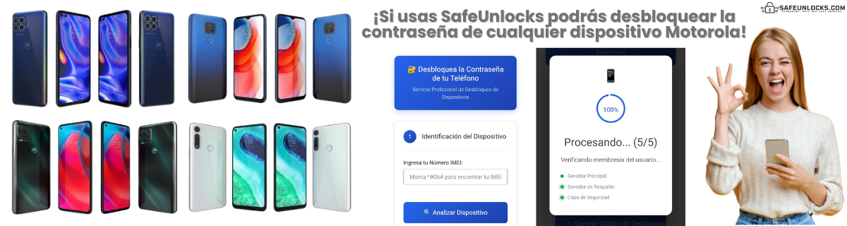 ¿Todos los modelos de Motorola pueden ser desbloqueados con el mismo método?
