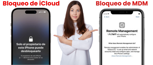 Bloqueo por iCloud vs. bloqueo por MDM