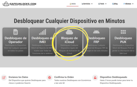 Paso 1: Acceder a SafeUnlocks