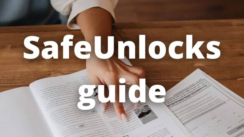 SafeUnlocks guide