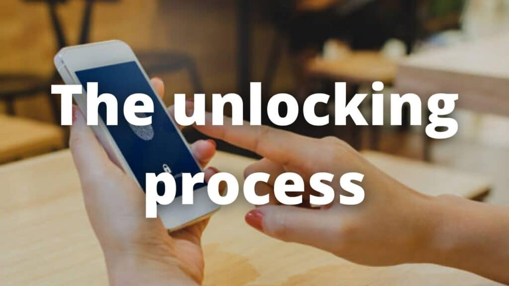 The unlocking process