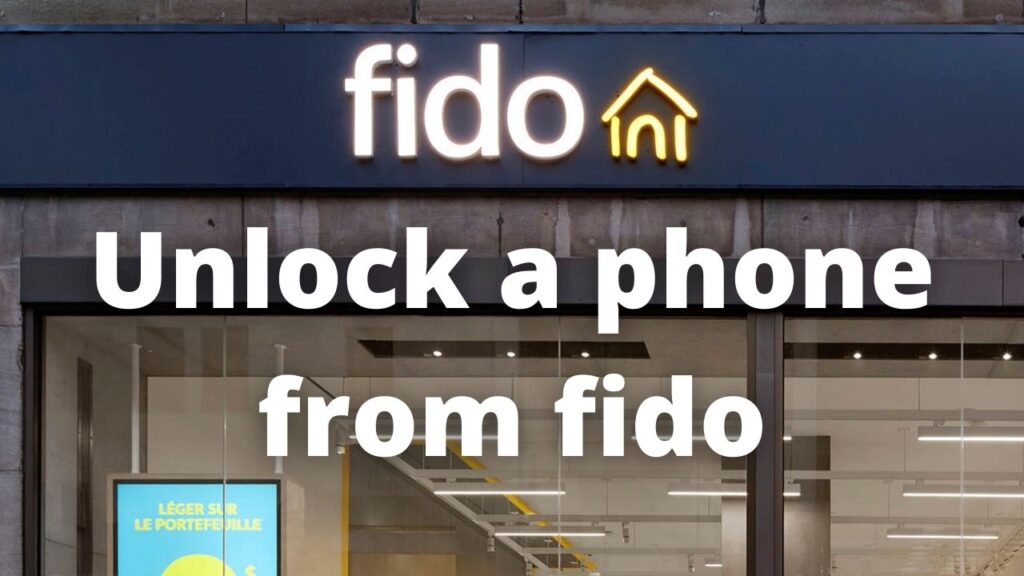 unlock a phone from fido