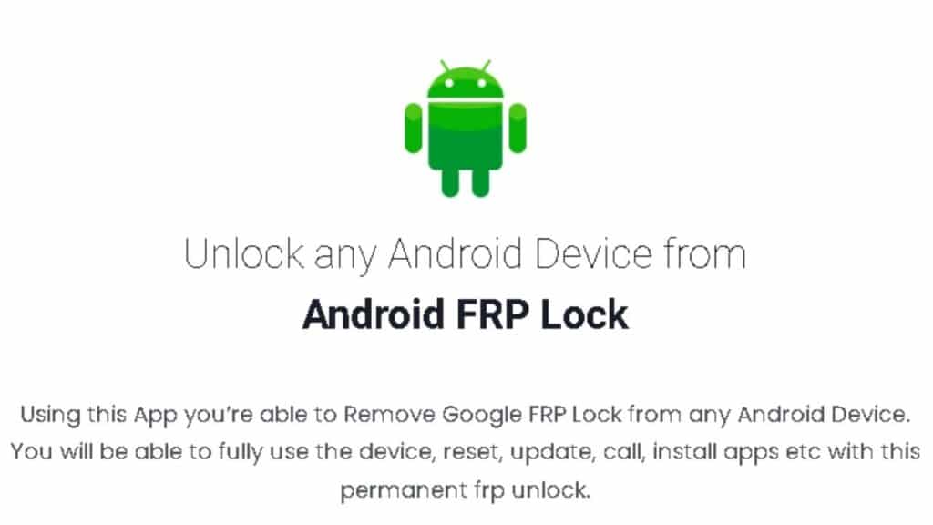 FRP unlock with SafeUnlocks