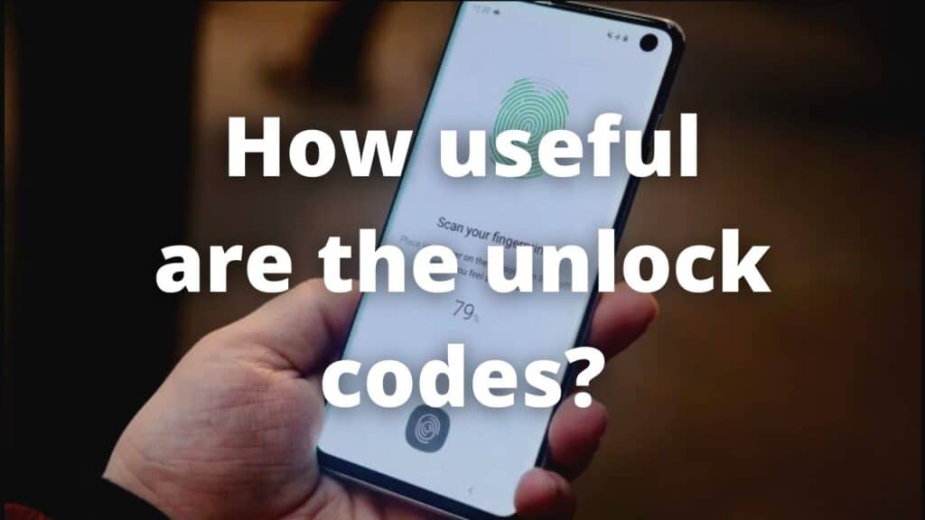 How useful are the unlock codes