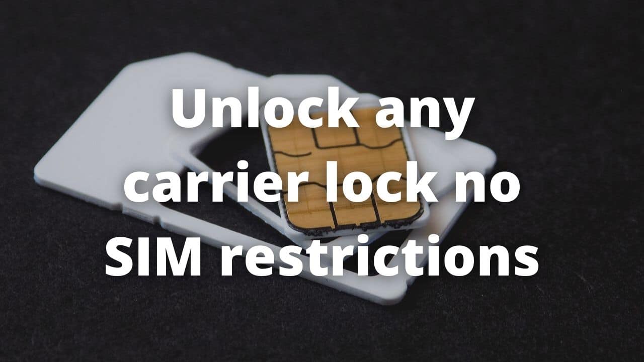 Unlock any Carrier Lock no sim restrictions