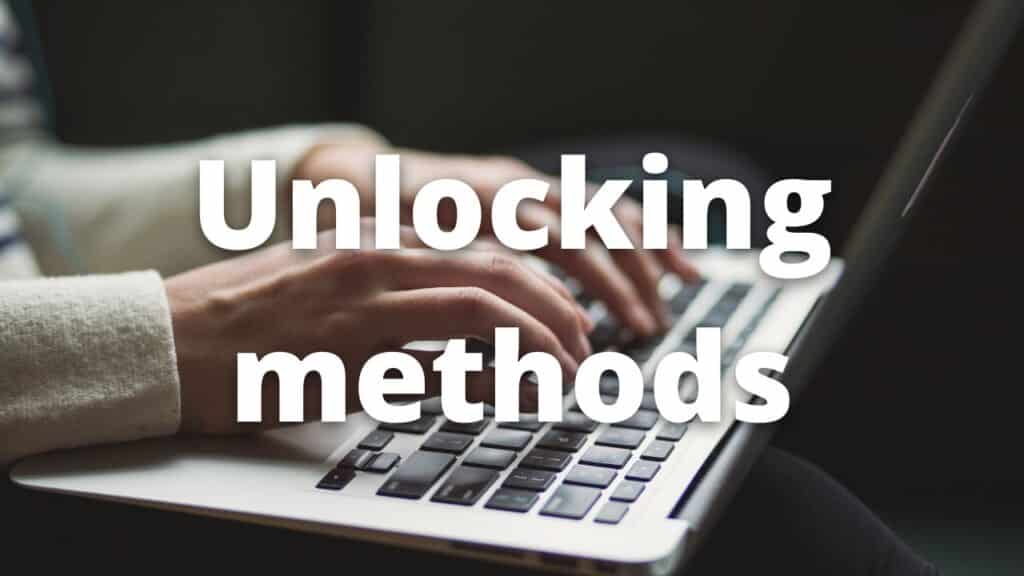 Unlocking methods