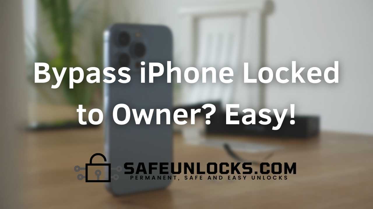 Bypass iPhone Locked to Owner Easy