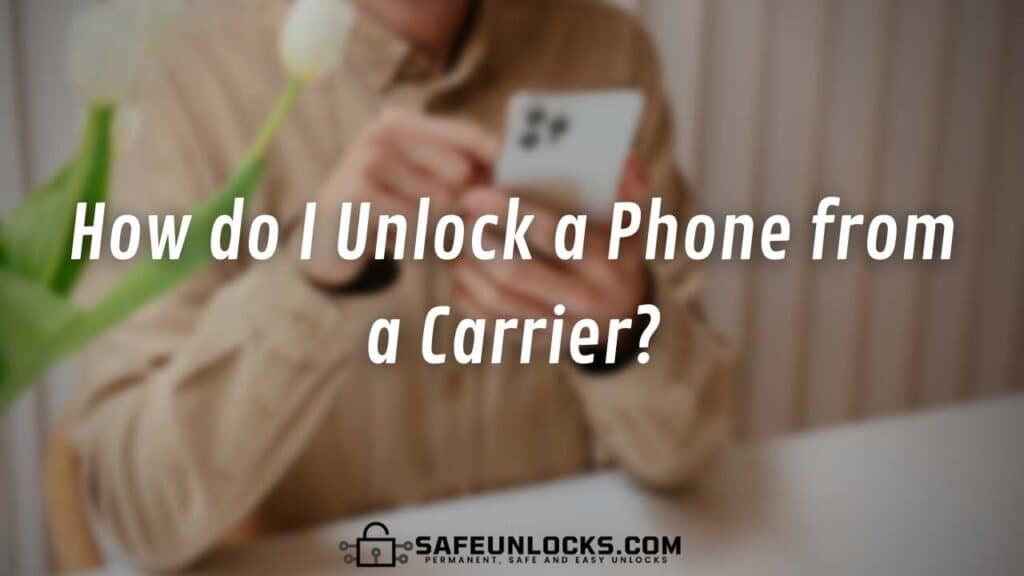 How do I Unlock a Phone from a Carrier?