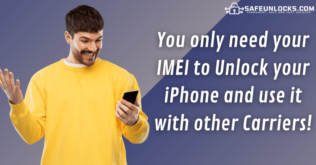 You only need your IMEI to Unlock your iPhone and use it with other Carriers!