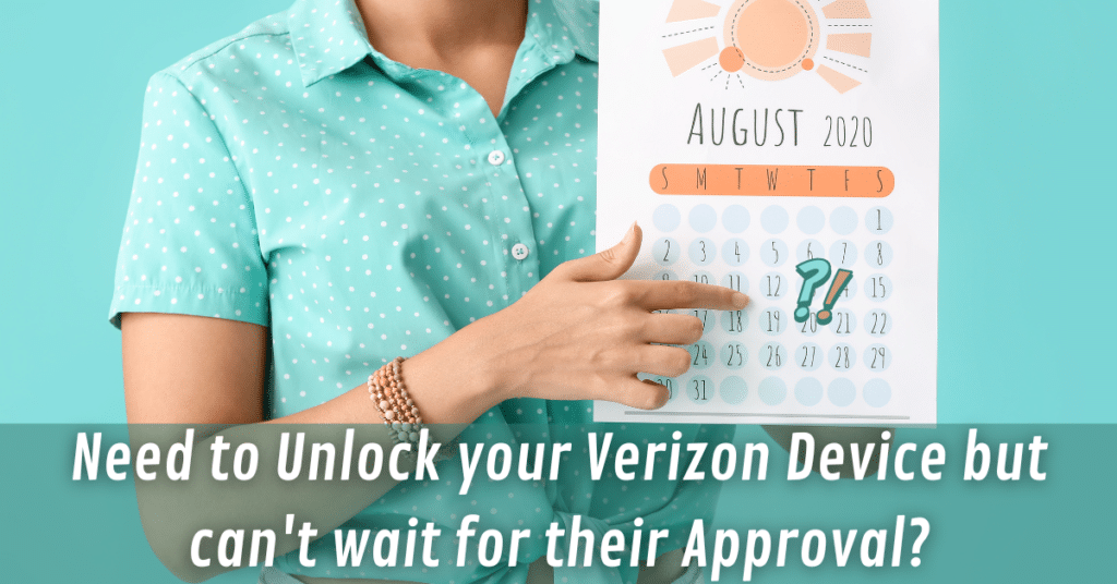 network unlock verizon