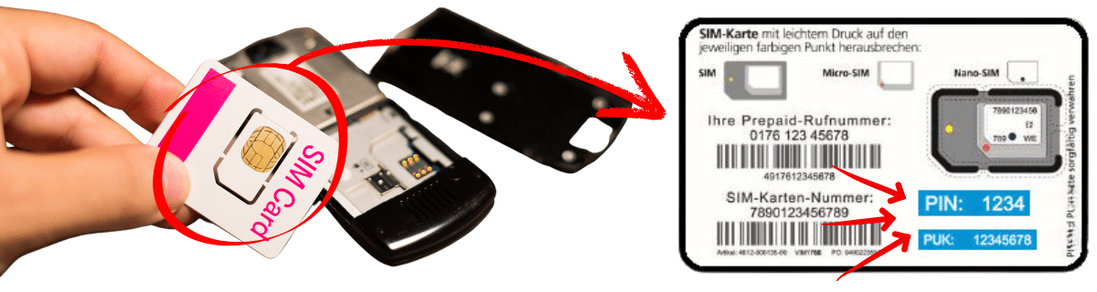 What is the PUK code