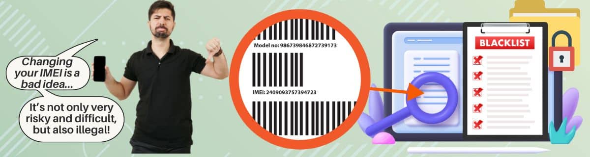 Can you change the IMEI?