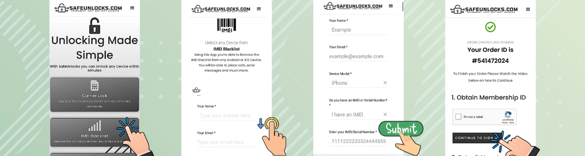 Use our IMEI blacklist removal tool