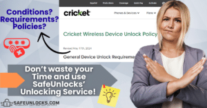 SIM Unlock Cricket to any Carrier No Device Unlock Policy