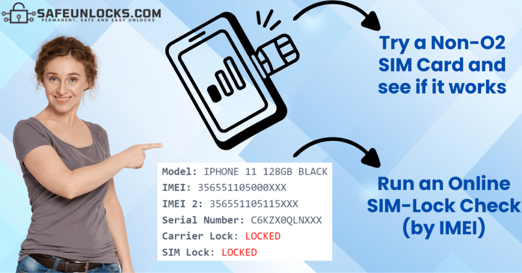 How can I tell if my Phone is Locked to the O2 Network?
