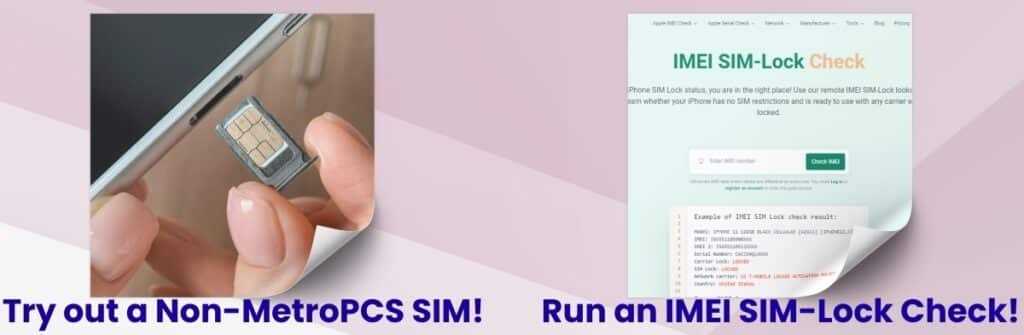How to confirm your MetroPCS Phone is Unlocked