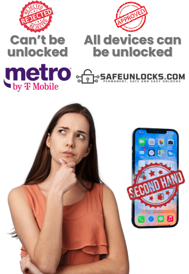 Can I Unlock a MetroPCS Phone even if it’s Secondhand?