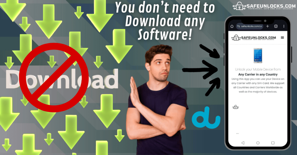 To Unlock Du, do you need to Download an App?