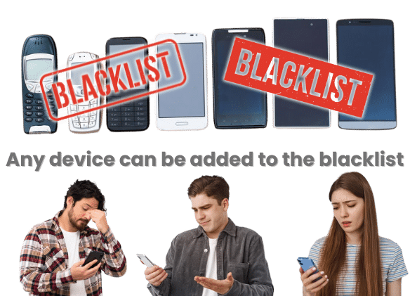 Can all Ireland Phones be Blacklisted or are there any Exceptions 1