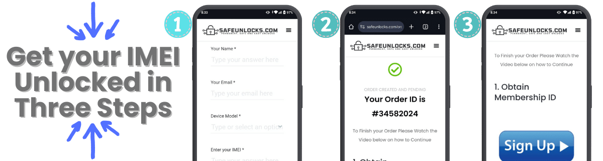 How do you Unlock your Phone with our IMEI Unlock Service?