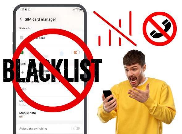 What does it mean to have a Blacklisted IMEI Number?